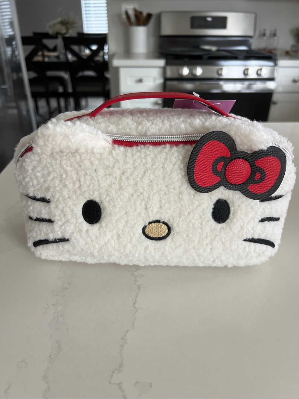 Hello Kitty Plush makeup bag